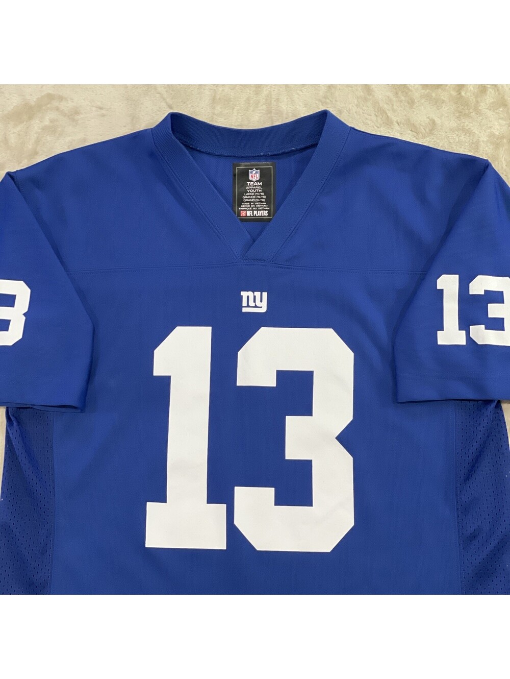 NFL Team Apparel New York Giants Odell Beckham Jr #13 Youth Jersey Large 14/16 - Picture 4 of 12